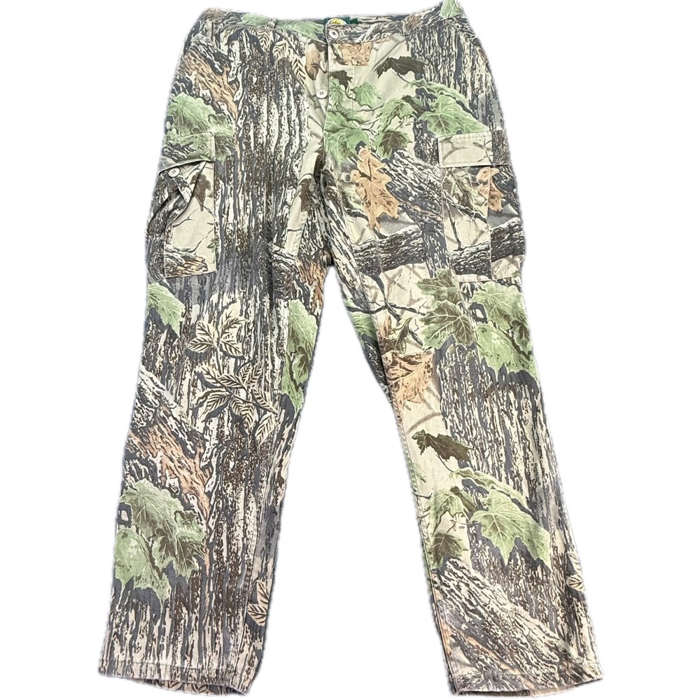 Cabelas Cargo Pants Mens L Reg Camo Realtree Outdoor Hunting Utility 38x31